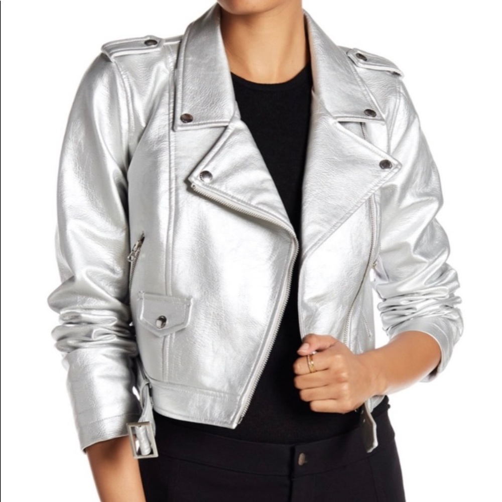 Sebby collection metalic jacket